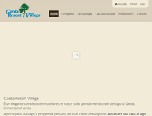 Tablet Screenshot of gardaresortvillage.it